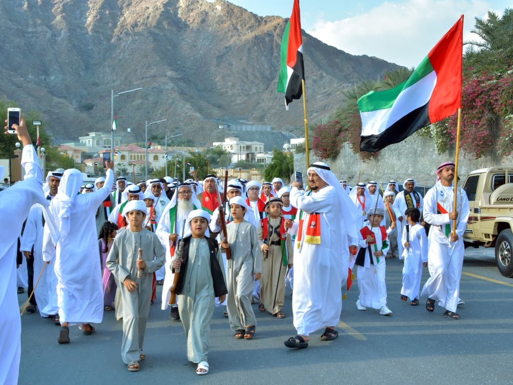 "قدفع" و"مربح" ووادي السدر بالفجيرة تحتفل بعيد الاتحاد الـ53 