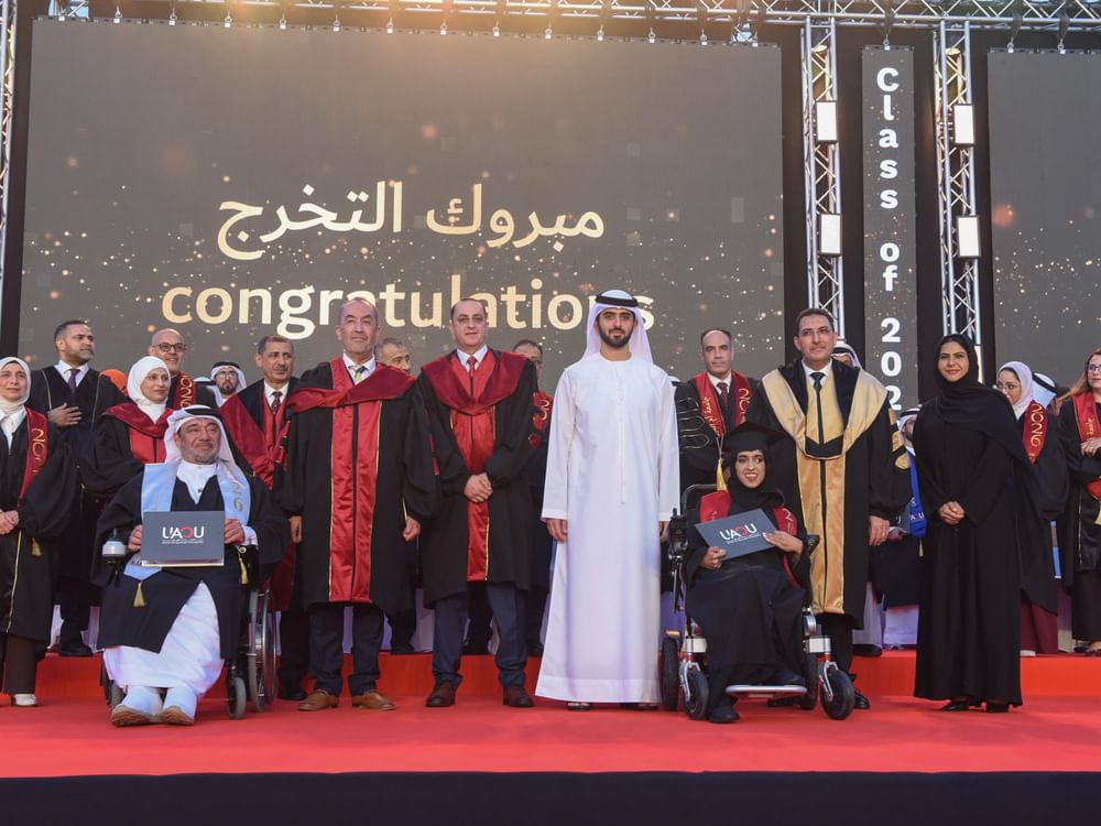 برعاية سعود المعلا .. جامعة أم القيوين تحتفي بتخريج دفعة "عام الأسرة"