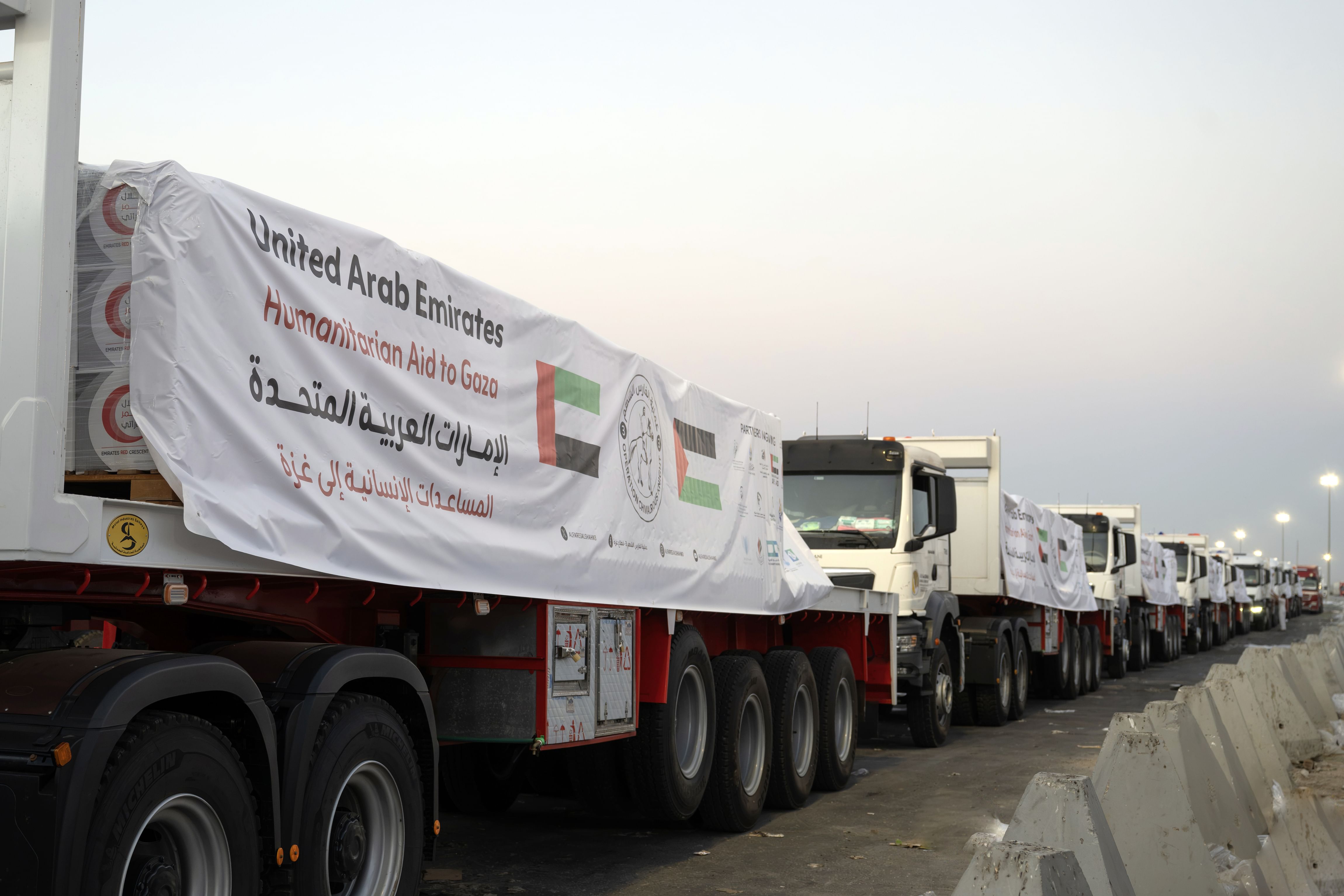 المساعدات الإماراتية. (وام)
