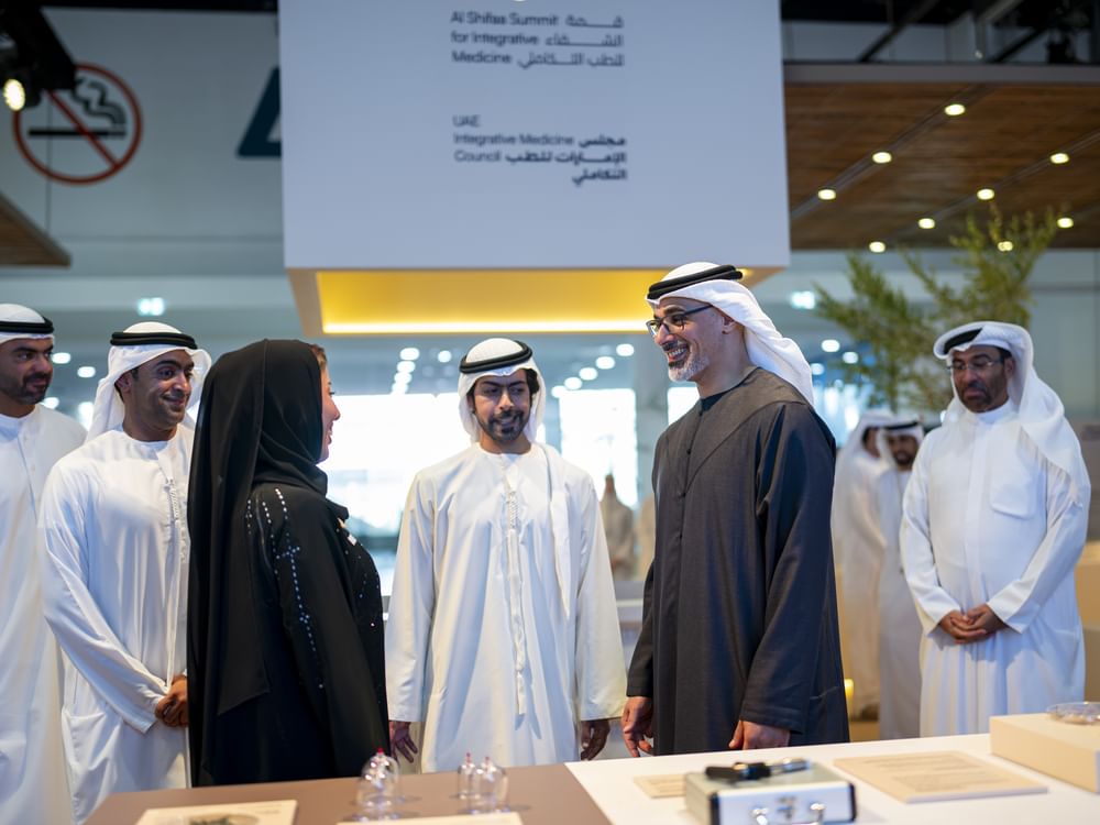 خالد بن محمد بن زايد يشهد جانباً من فعاليات "قمة مستقبل الصحة في أبوظبي" 2026