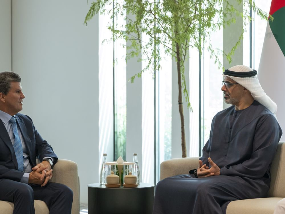 Khaled bin Mohamed bin Zayed meets Chairman of General Atlantic