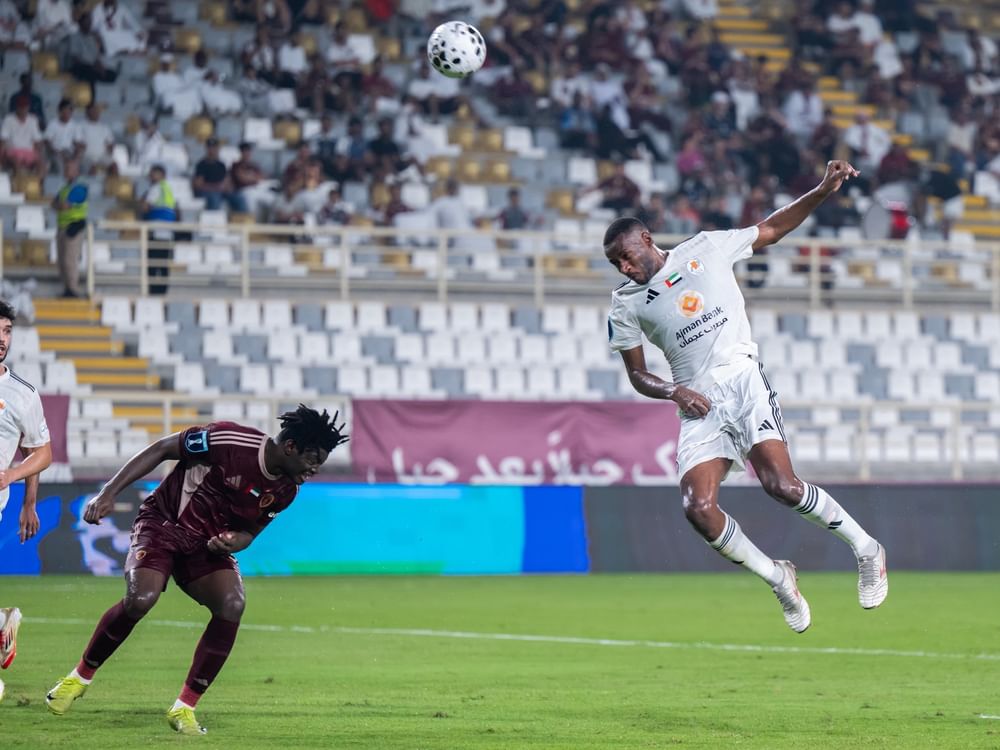 تعادل الوحدة مع عجمان في كأس مصرف أبوظبي الإسلامي