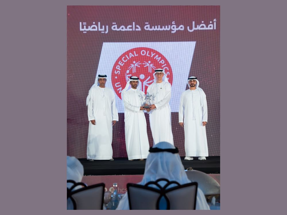 "الأولمبياد الخاص الإماراتي" يفوز بجائزة أفضل مؤسسة داعمة رياضيًا
