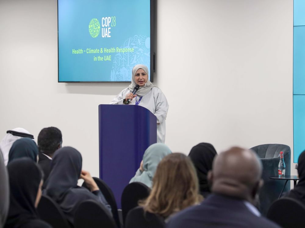MoHAP showcases National Plan for Health and Climate Change Response at COP28