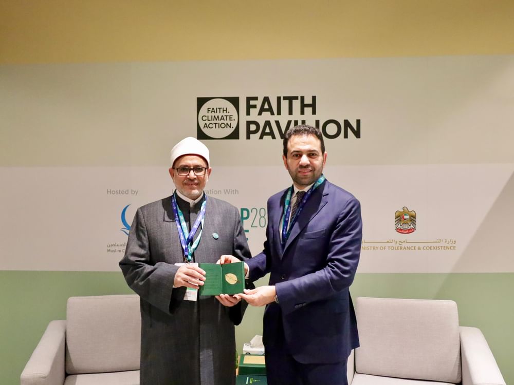 Al-Azhar University President stresses interfaith collaboration for climate solutions at COP28