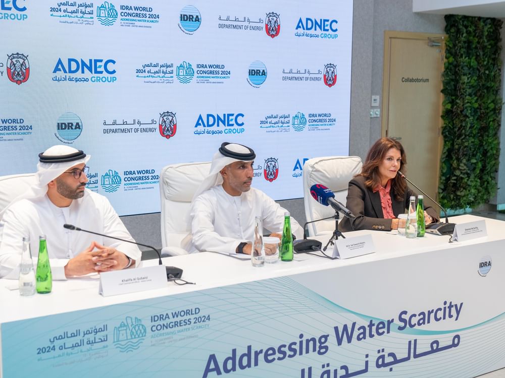 المؤتمر العالمي لتحلية المياه ينطلق في أبوظبي بعد غد 