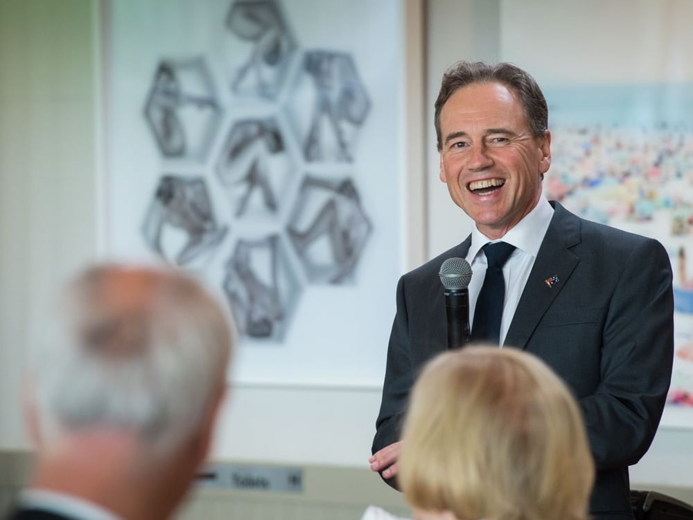 Profesor Greg Hunt: WGS ofrece debates libres y abiertos sobre los grandes retos mundiales