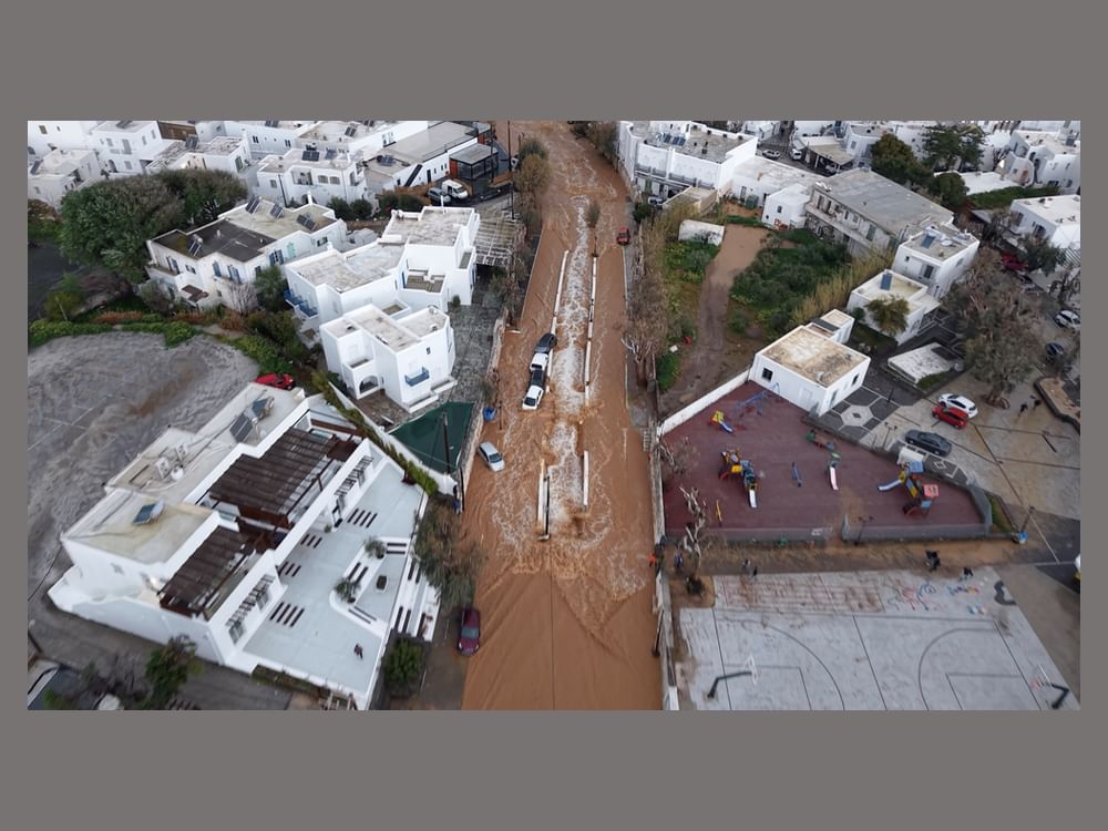 Severe storms batter Greek islands for second day