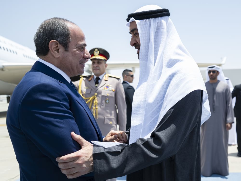 UAE and Egyptian Presidents discuss fraternal ties and regional developments