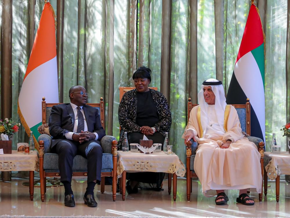 RAK Ruler receives Vice President of Côte d'Ivoire