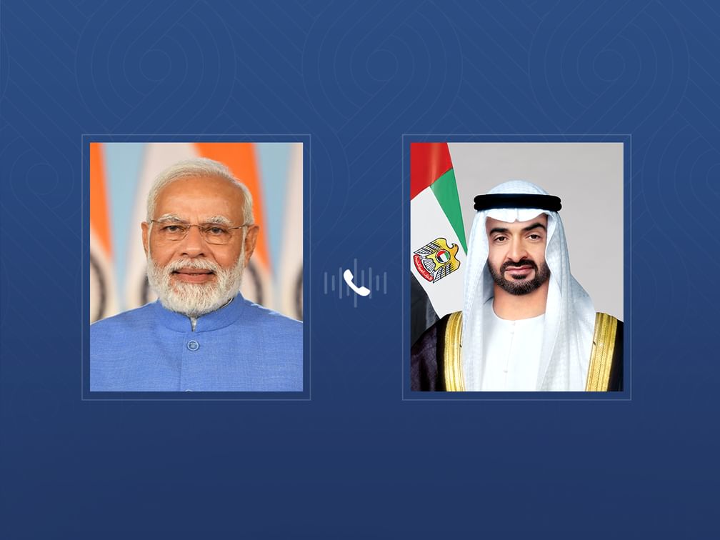 UAE President receives phone call from Indian Prime Minister on regional developments