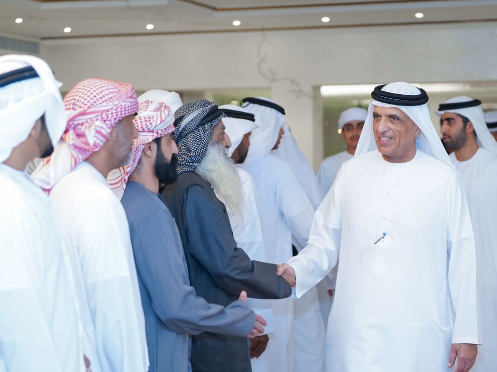 سعود بن صقر يواصل استقبال المهنئين بشهر رمضان المبارك