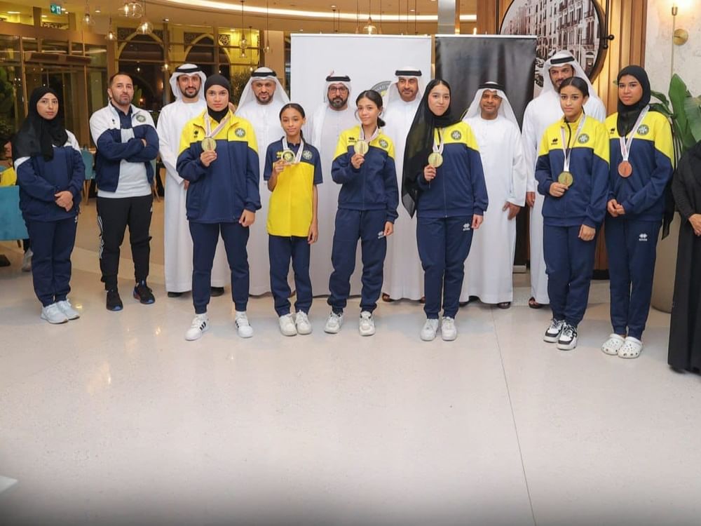اتحاد كلباء يكرم الفائزين بميداليات الألعاب الخليجية