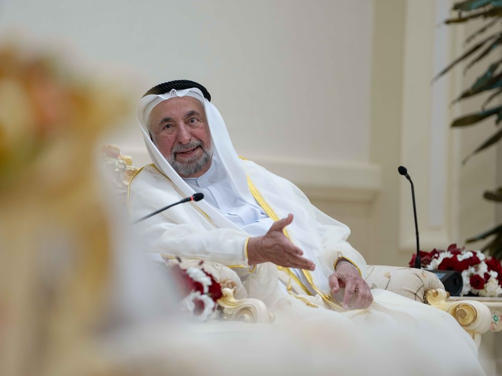 Sharjah Ruler receives CBUAE Governor and EIF’s BoD