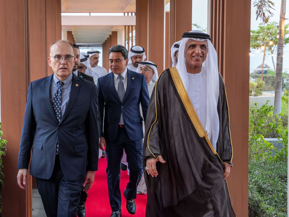سعود بن صقر يشهد احتفال دول أمريكا الوسطى بالذكرى الـ 204 لاستقلالها في رأس الخيمة