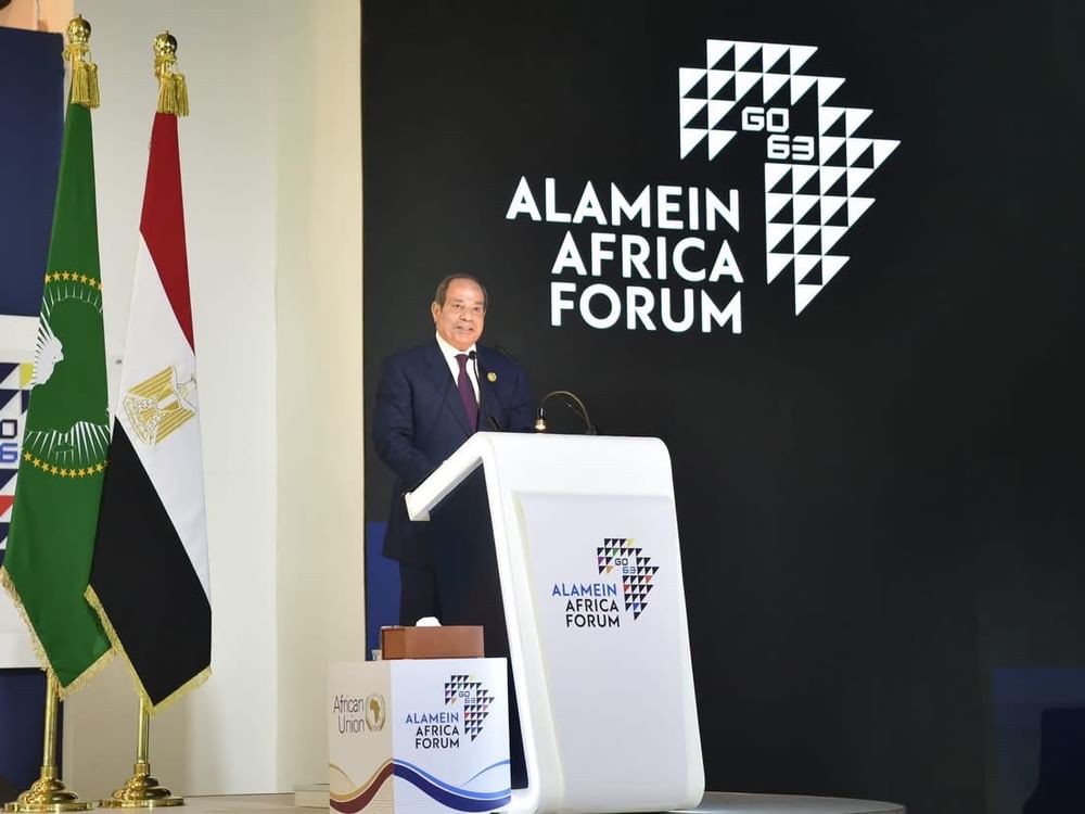 Egyptian President opens first edition of Alamein Africa Business Forum