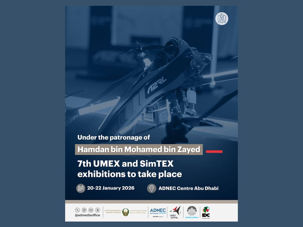 7th UMEX, SimTEX exhibitions to take place in Abu Dhabi in January