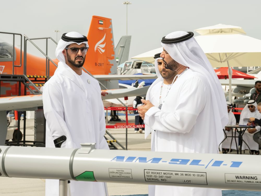 Zayed bin Hamdan bin Zayed visits Dubai Airshow 2023