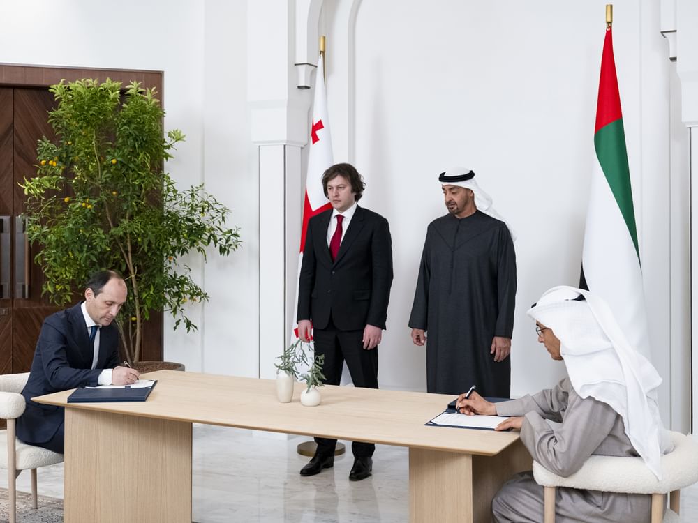 رئيس الدولة يستقبل رئيس وزراء جورجيا