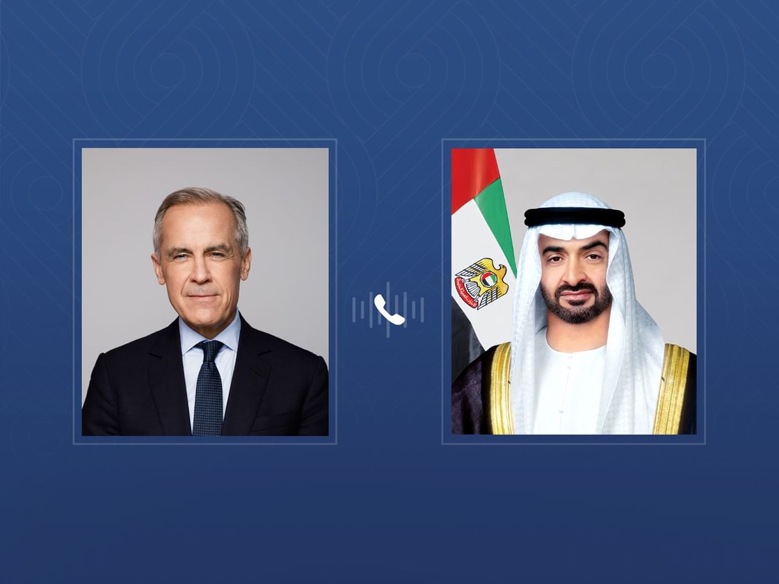 Presidente dos Emirados Árabes Unidos e primeiro-ministro do Canadá discutem situação regional e cooperação bilateral em ligação