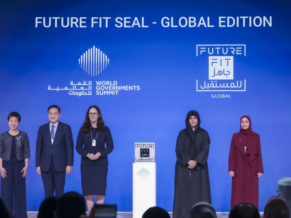 Latifa bint Mohammed honours 3 government projects with Future Fit Seal at WGS 2026