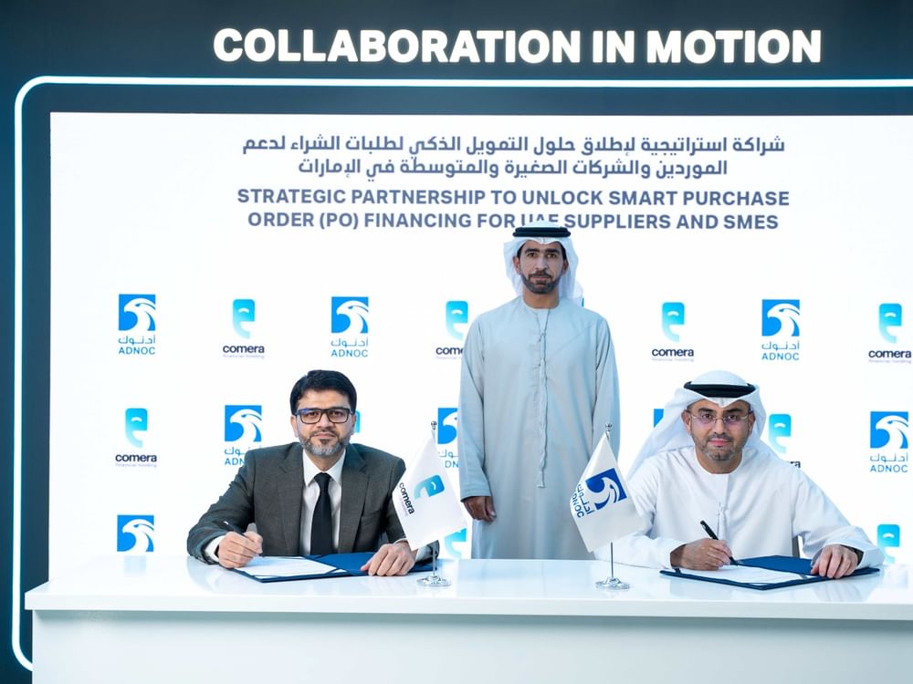 ADNOC partners with Comera Financial Holdings to empower its UAE suppliers, SMEs with smart financing solutions