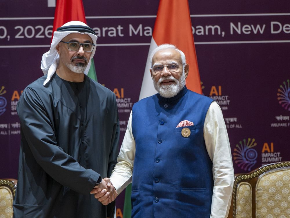 Crown Prince of Abu Dhabi meets Prime Minister of India on sidelines of AI Impact Summit
