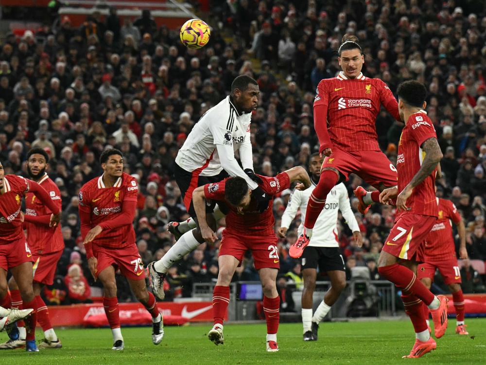 Liverpool draws with Fulham in Premier League