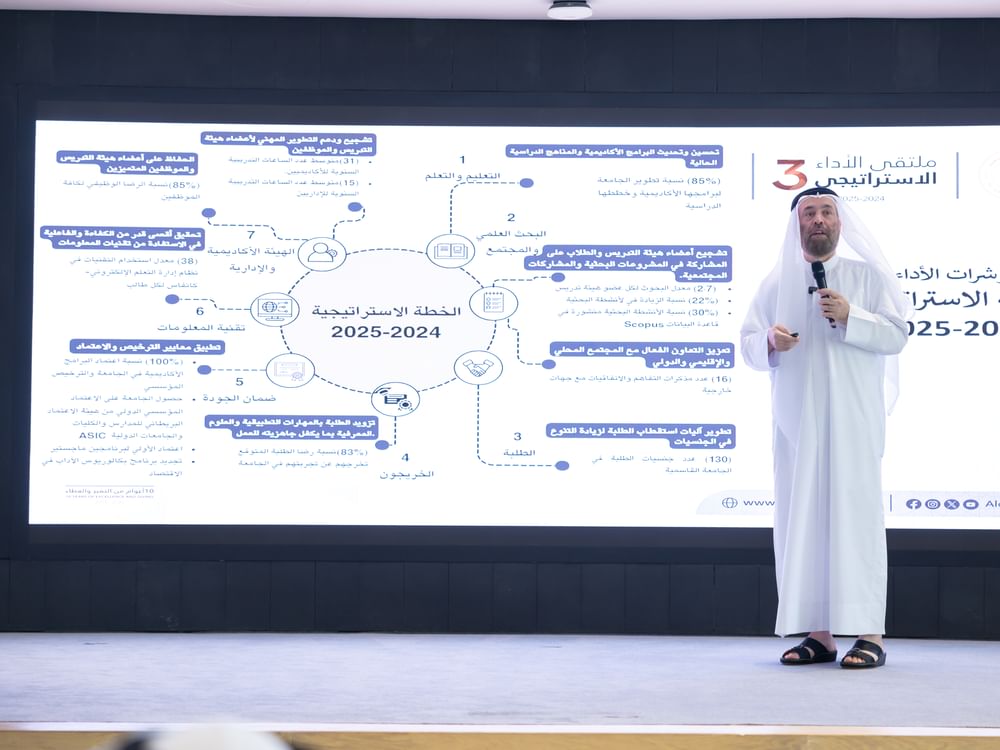 Al Qasimia University hosts 3rd strategic performance forum