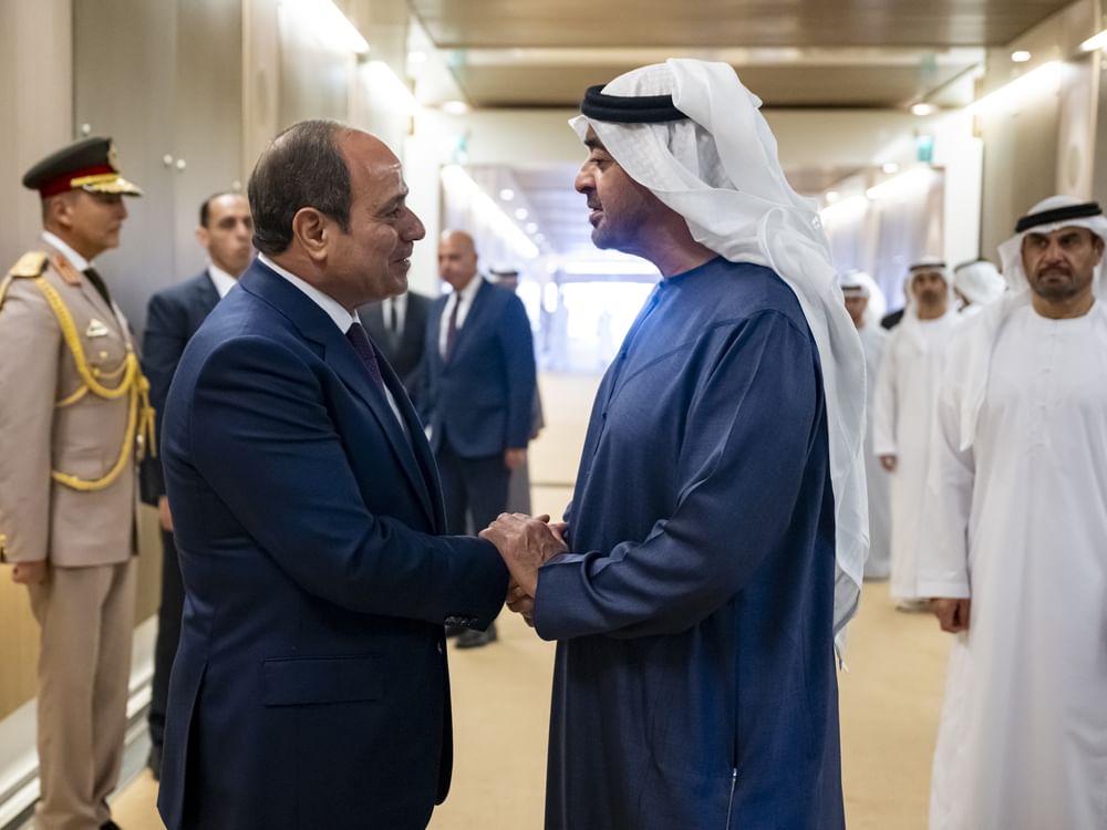 UAE, Egyptian Presidents discuss fraternal ties, regional developments