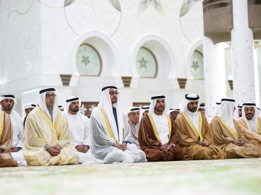 UAE President performs Eid Al-Adha prayer at Sheikh Zayed Grand Mosque in Abu Dhabi