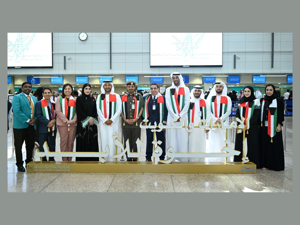 مطار دبي الدولي يحتفي بالمسافرين القادمين من دولة الكويت  