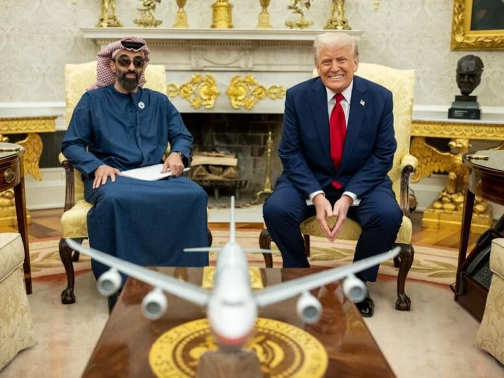 شیخ طحنون بن زاید کی وائٹ ہاؤس میں صدر ڈونلڈ ٹرمپ سے ملاقات، اسٹریٹجک شراکت داری کے فروغ پر تبادلہ خیال