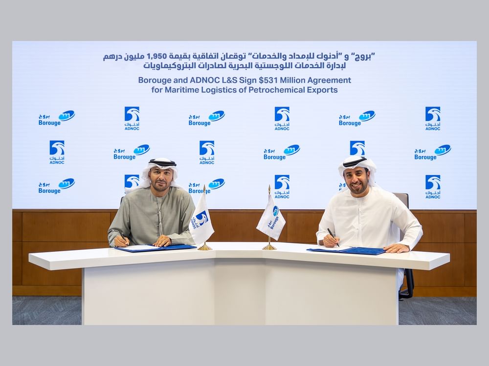 Borouge, ADNOC L&S enter $531 million partnership to accelerate UAE petrochemical exports