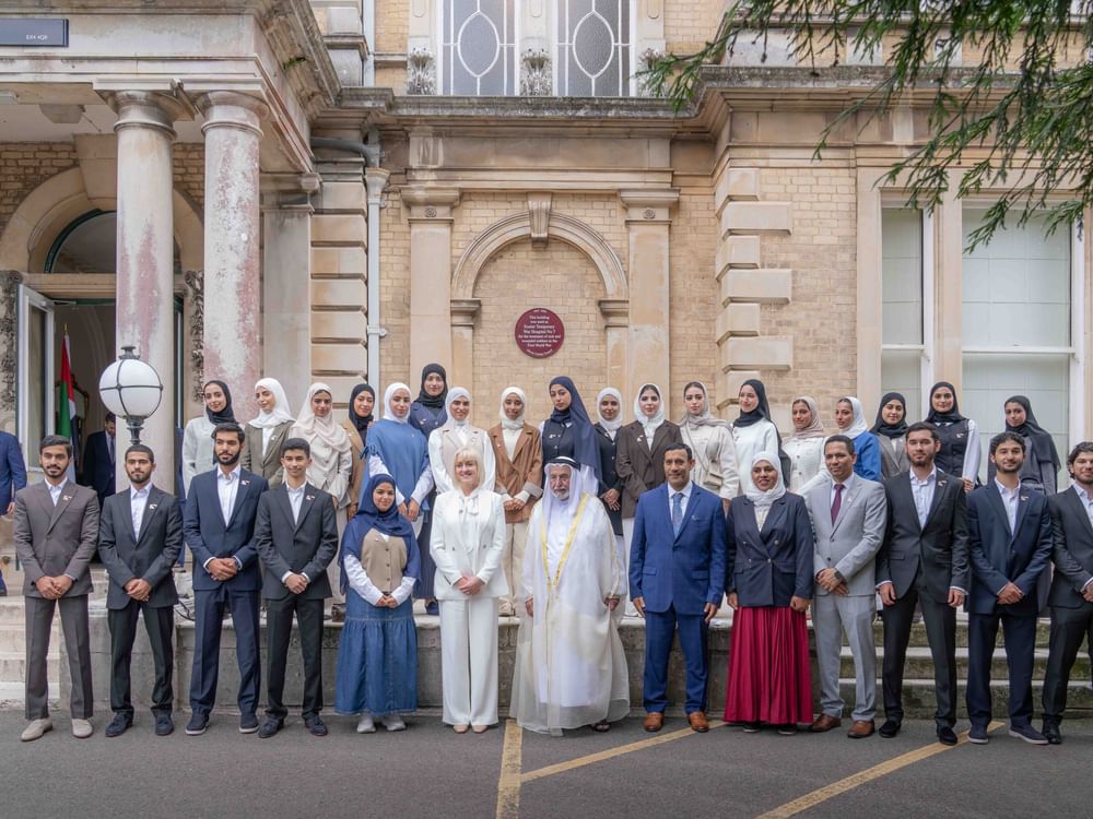 Sharjah Ruler meets UKF students in Exeter Programme