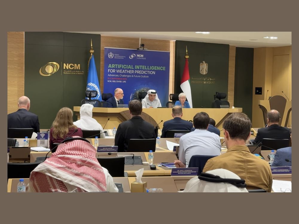 مؤتمر "الذكاء الاصطناعي للتنبؤ بالطقس" يختتم أعماله في أبوظبي