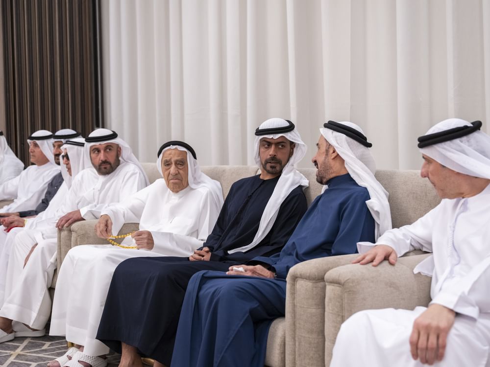 Khalifa bin Tahnoon bin Mohammed offers condolences on passing of Mohamed Abdulkarim Al Zarouni