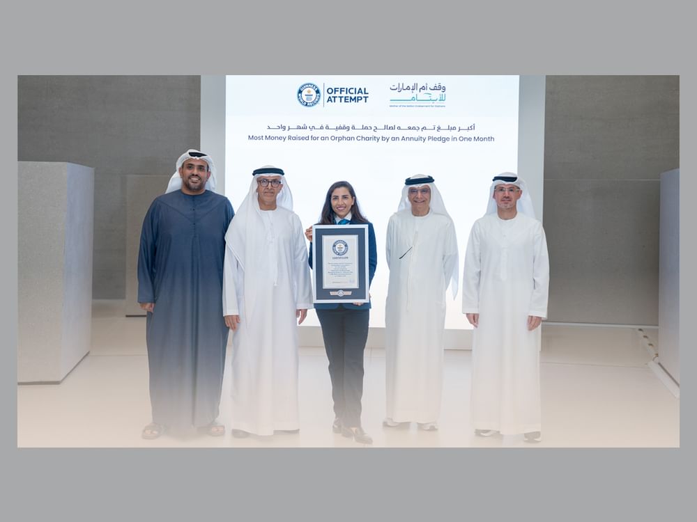 Awqaf Abu Dhabi’s Mother of Nation Endowment for Orphans breaks Guinness World Records with AED3 billions