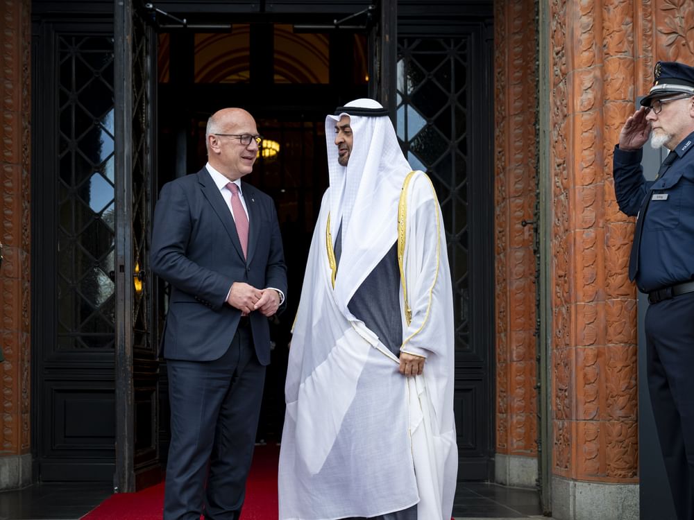 UAE President meets with Governing Mayor of Berlin