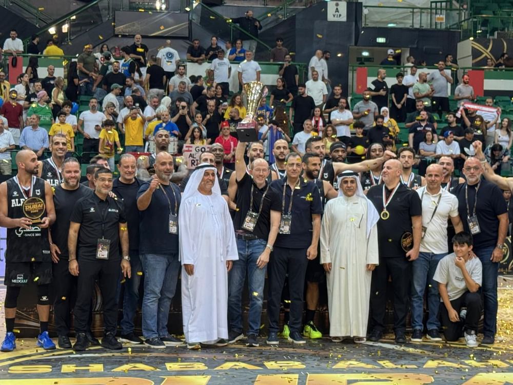 "الرياضي اللبناني" يتوج بلقب بطولة شباب الأهلي الدولية لكرة السلة