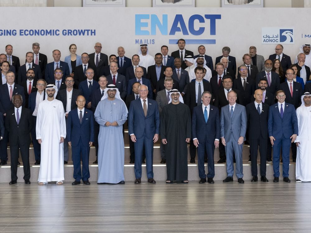 Khaled bin Mohamed bin Zayed meets global leaders in energy, AI, sustainability at ENACT Majlis in Abu Dhabi