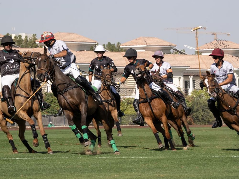 فوز "الحبتور" وذئاب دبي" في كأس دبي الذهبية للبولو 