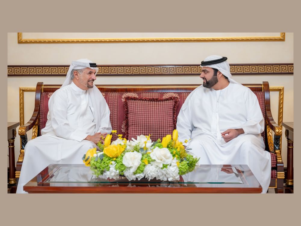 Mohammed Al Sharqi receives Secretary-General of Dubai Sports Council