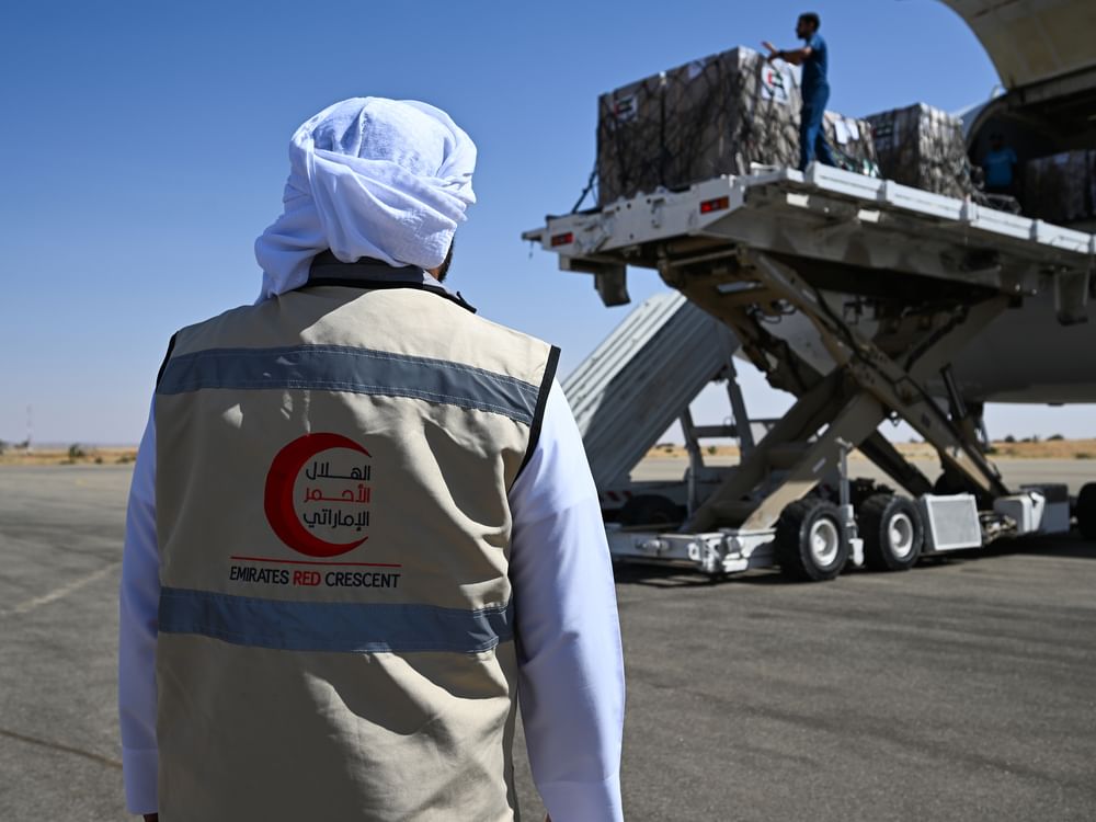 Two aid UAE aircraft arrive in Amdjarass