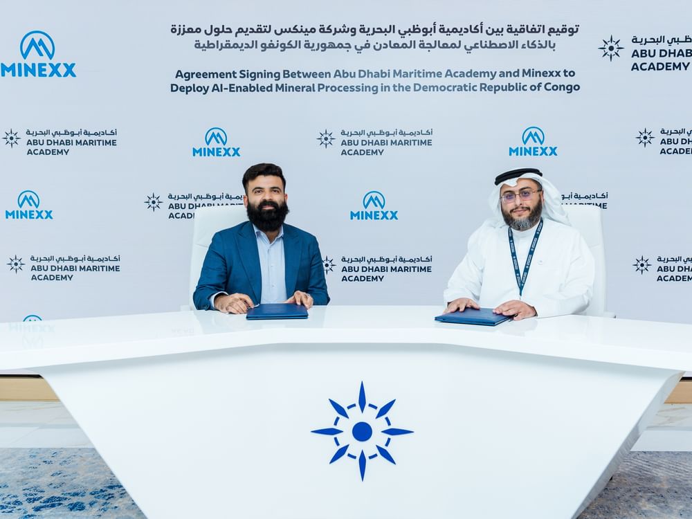 Abu Dhabi Maritime Academy, Minexx to deploy AI-enabled mineral processing in DRC