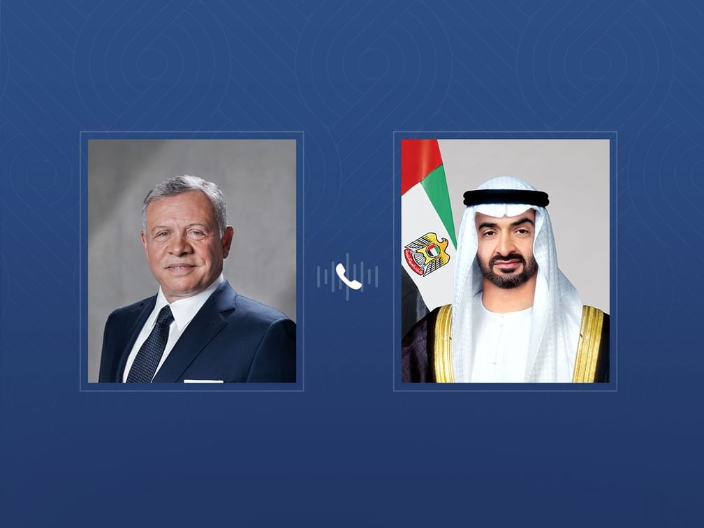 UAE President and King of Jordan discuss regional developments and implications for security and stability