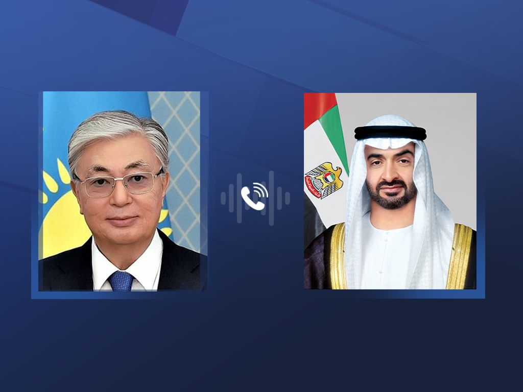 Президент ОАЭ провел телефонный разговор с президентом Казахстана