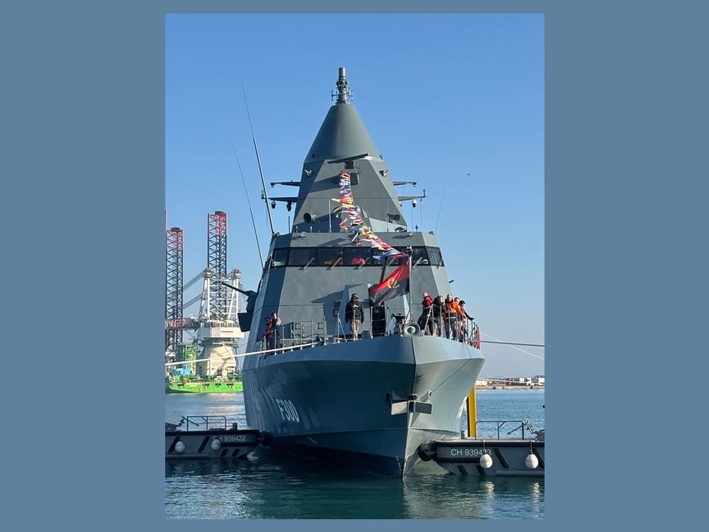 مجموعة ايدج تدشن أول سفينة "كورفيت" من فئتها لصالح البحرية الأنغولية