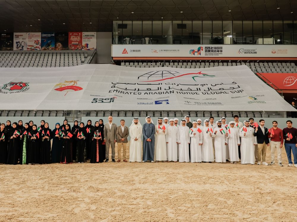 "إيه جيه سبران" يتوج بذهبية الفحول في "كأس الإمارات العالمي لجمال الخيل العربية" بشنغهاي