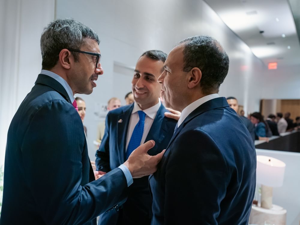 Abdullah bin Zayed ofrece una recepción oficial en Nueva York